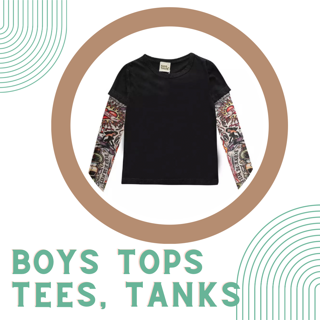 Boys Tees, Tanks and Tops